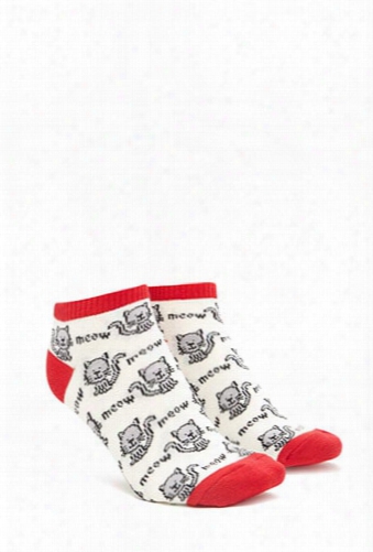 Meow Cat Ankle Socks