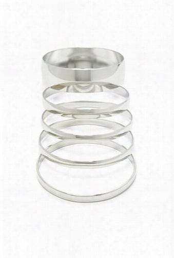 Mirrored Bangle Set