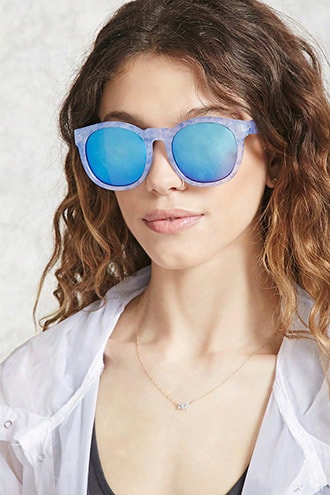 Mirrored Ink-cloud Sunglasses