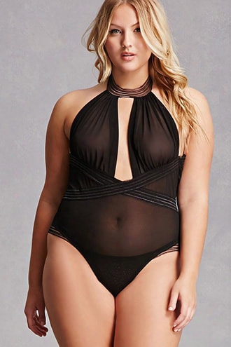 Oh La La Cheri Mesh Bodysuit