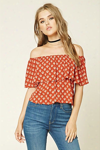 Ornate Off-the-shoulder Top