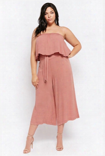 Plus Size Boho Me Belted Culottes