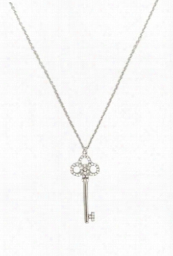 Rhinestone Key Pendant Nnecklace