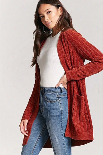 Ribbed Chenille Cardigan