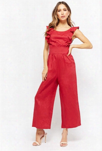 Ruffle Smocked Jumpsuit