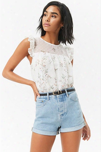 Ruffled Floral Top