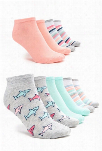 Sharks Ankle Socks Pack