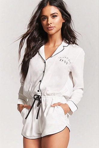 Sleep All Day Pajama Romper