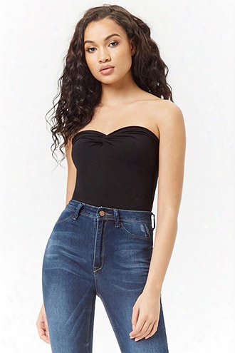 Strapless Twist-front Bodysuit