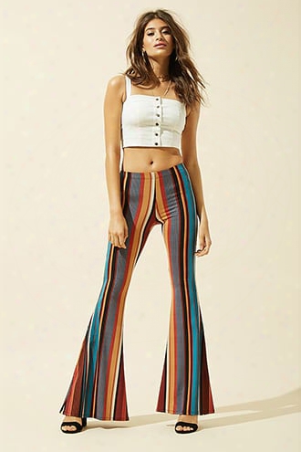 Striped Flared Pants