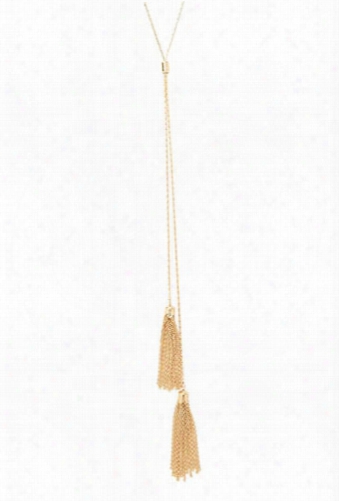 Tasseled Drop Necklace