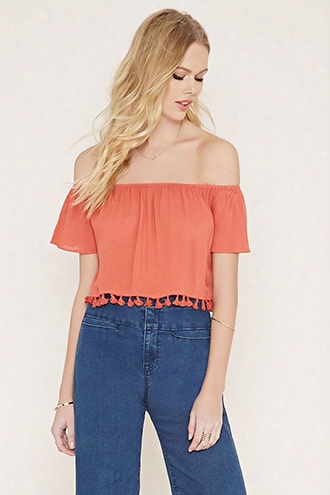 Tasseled Fringe Crop Top