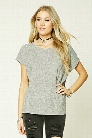 Boxy Marled Knit Top