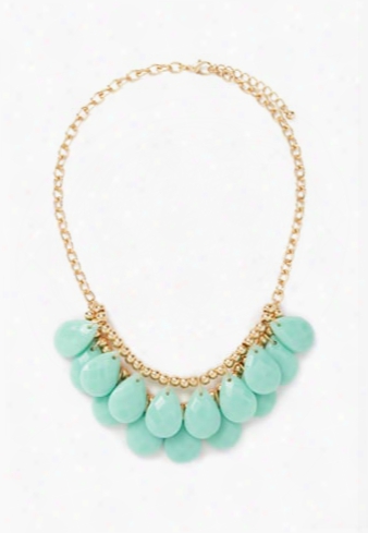 Tiered Faux Gemstone Necklace