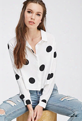 Buttoned Polka Dot Shirt