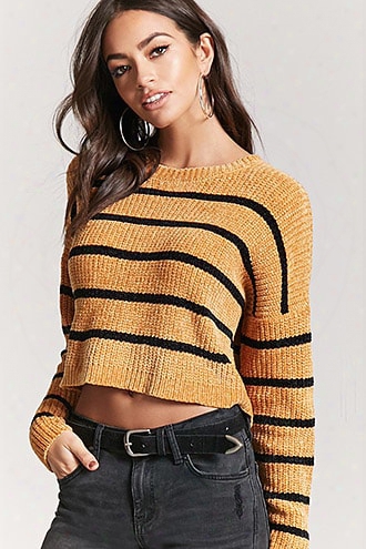 Chenille Striped Sweater