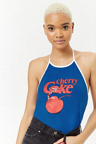 Cherry Coke Halter Top