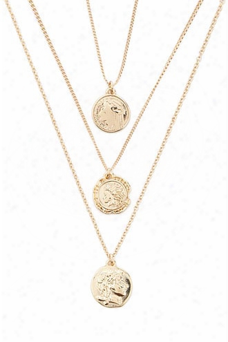 Coin Pendant Necklace Set