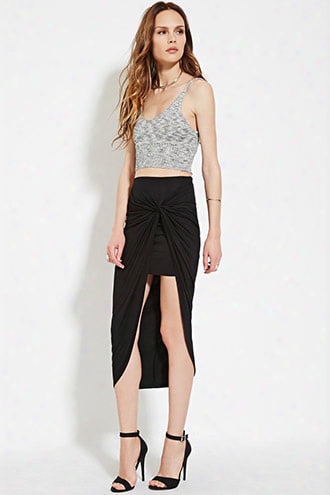 Contemporary Knotted Midi Skirt