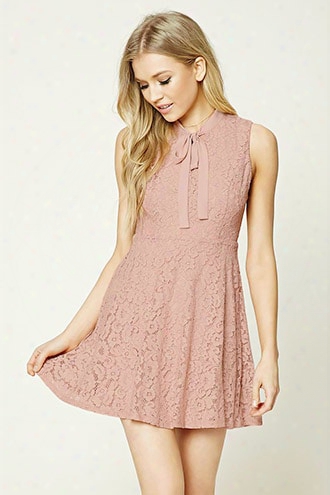 Crochet Lace A-line Dress