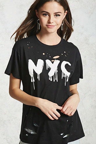 Destroyed Nyc Graphic Tee