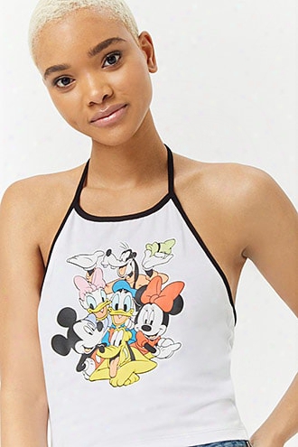 Disney Halter Crop Halter Top