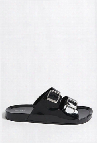 Double-strap Jelly Slides