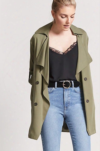 Draped Double-breasted Jacket