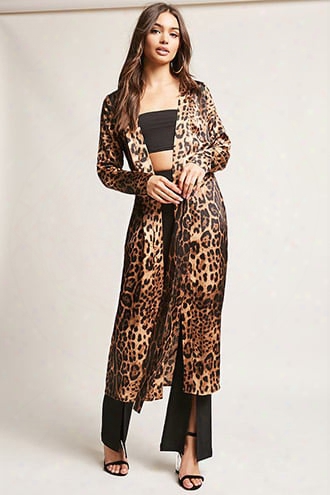 Eta Leopard Print Kimono