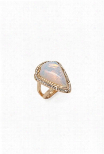 Faux Stone Arrowhead Ring