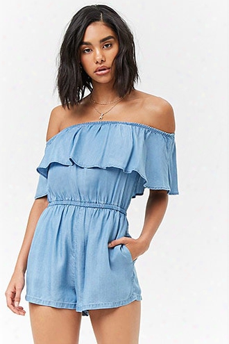 Flounce Chamray Romper