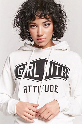 Girl With Attitude Graphic Hoodie
