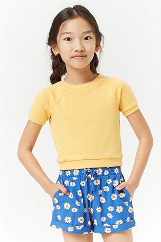 Girls Floral Print Shorts (kids)