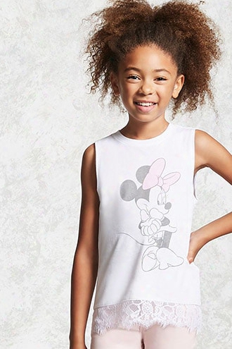 Girls Minnie Muscle Tee (kids)