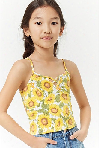 Girls Sunflower Print Cami (kids)