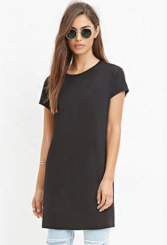 High-slit Longline Tee