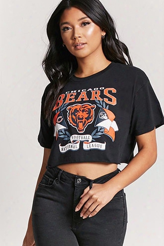 Nfl Chicago Bears Graphic Crop Top