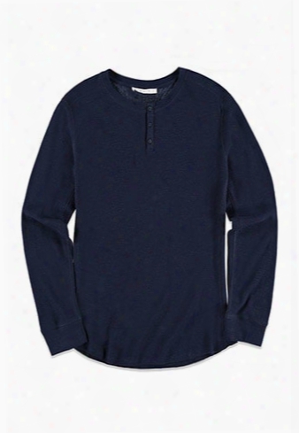 Paneled Thermal Henley