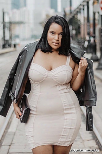 Plus Size Contour Sheath Dress