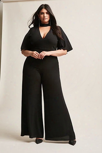 Plus Size Wide-leg Jumpsuit