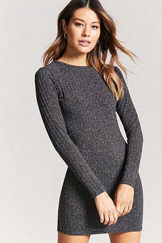 Ribbed Knit Sweater Dress