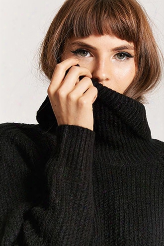 Ribbed Turtleneck Sweater