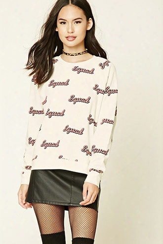 Squad Print Sweatshirt