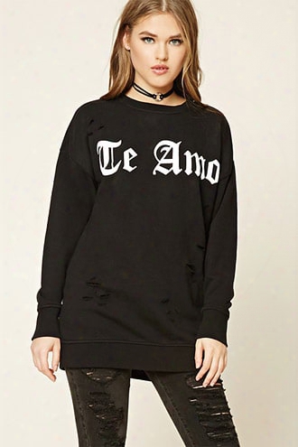 Te Amo Graphic Sweatshirt