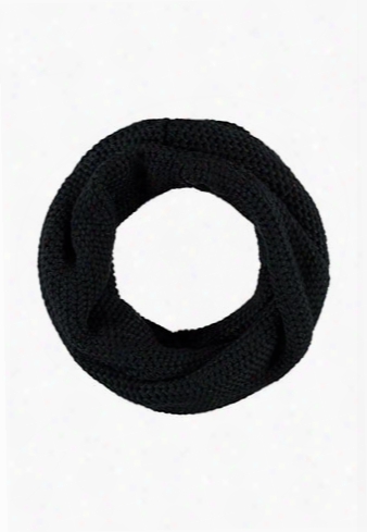 Textured Knit Infinity Scarf