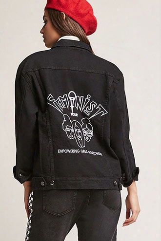 The Style Club Feminist Tour Denim Jacket