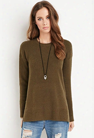 Vented Fuzzy Sweater