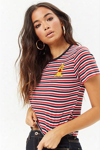 Winnie The Pooh Patch Striped Tee
