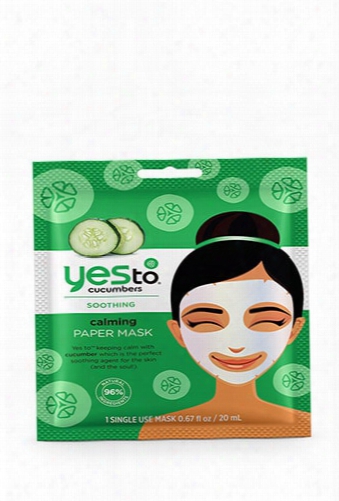 Yes To Cucumber Paper Mask