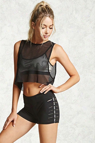 Active Flex Cutout Shorts